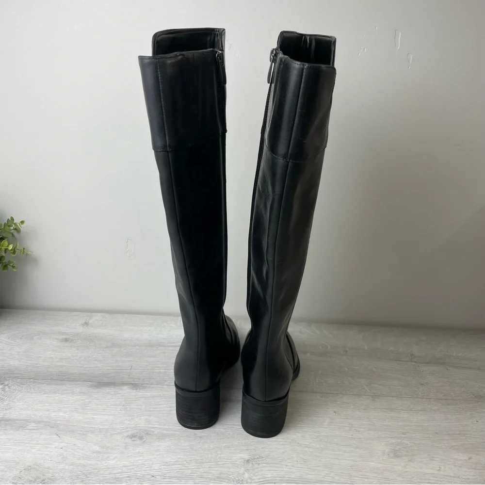 𝅺FRANCO SARTO LUCIANNA BLOCK HEEL TALL BOOT SIZE 6.5
